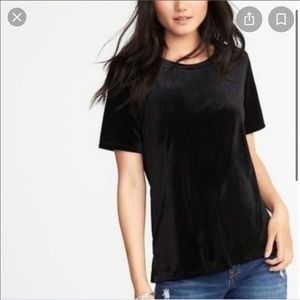 SUPER SOFT Old Navy Velvet Short Sleeve T-Shirt
